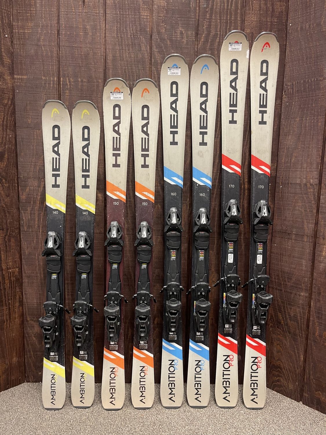 2022 Head Ambition Pro Skis + SP 10 Bindings