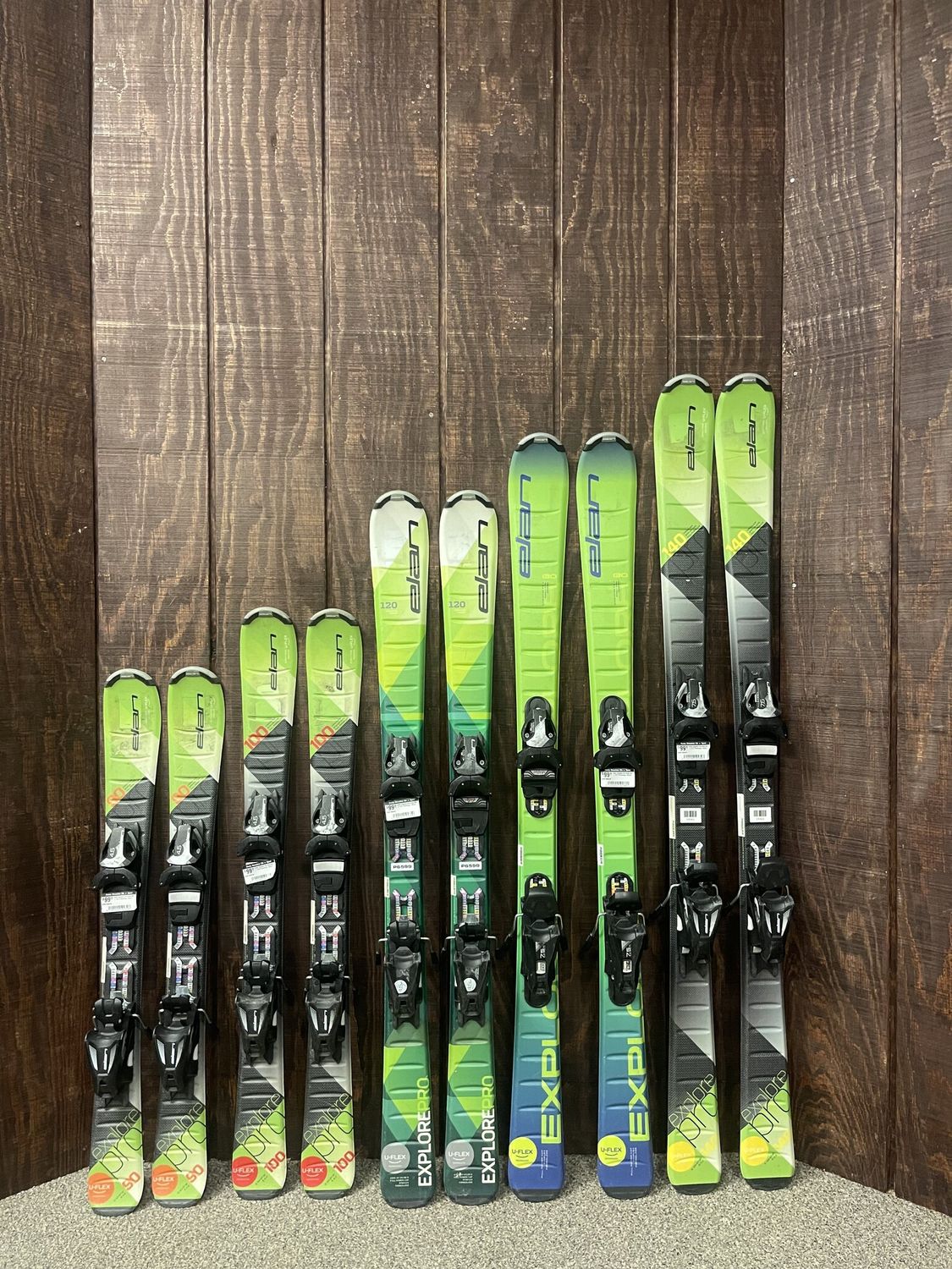 Elan Explore Pro Kids Ski + E4.5 Bindings