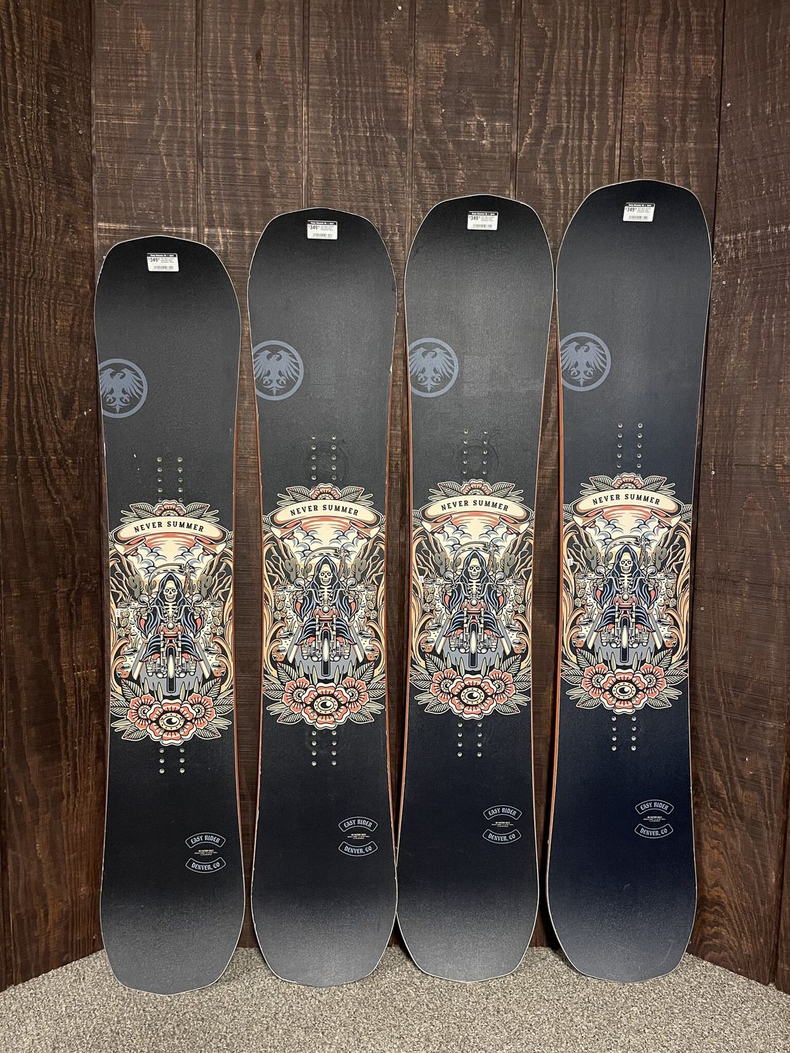 2025 Never Summer Easy Rider Adult Snowboard