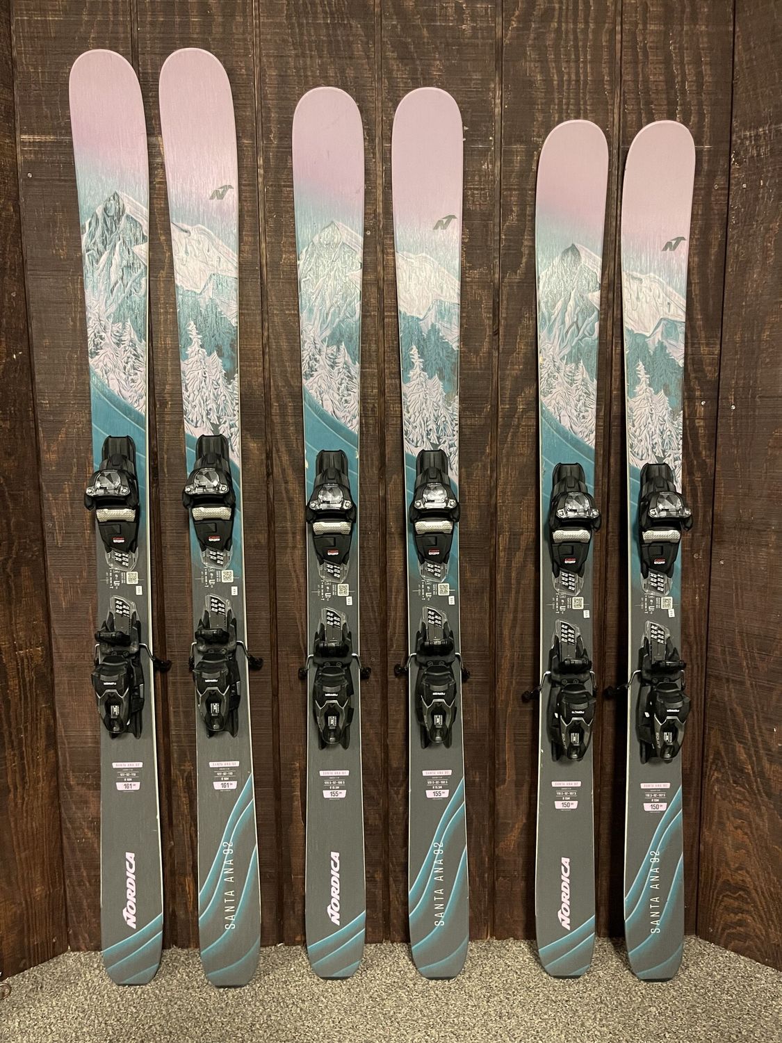 2025 Nordica Santa Ana 92 Skis + Squire Bindings
