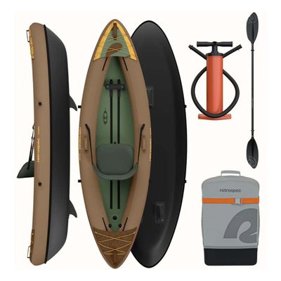 NEW Retrospec Coaster Inflatable 1-Person Kayak 9'10"