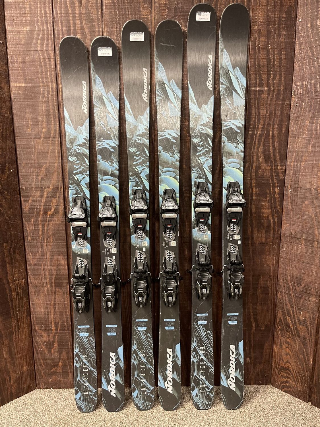 2025 Nordica Enforcer 89 Skis + Squire Bindings