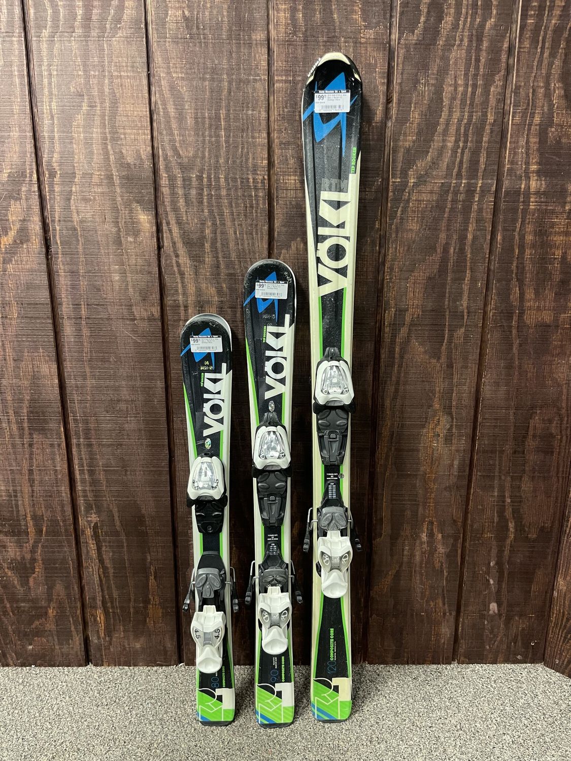 2015 Volkl RTM Jr. Kids Skis + Marker 4.5 Bindings