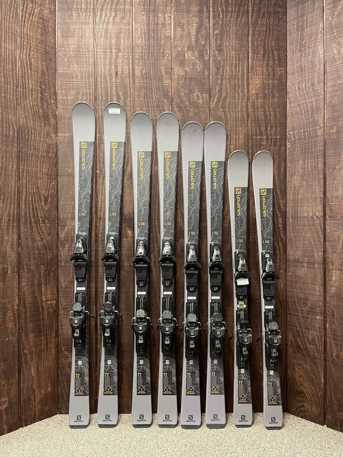 2022 Salomon Distance 72 Skis + Salomon M10 Demo Bindings