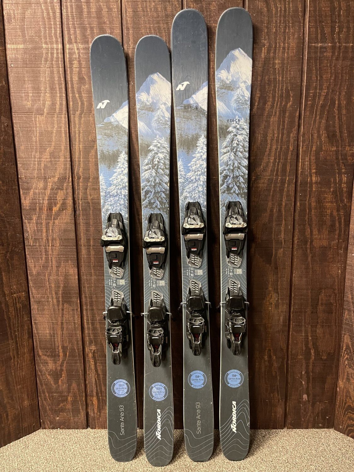 2023 Nordica Santa Ana 93 Skis + Squire 11 GripWalk Bindings