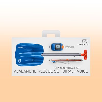 NEW Ortovox Avalanche Rescue Set Diract Voice - Beacon, Probe, Shovel