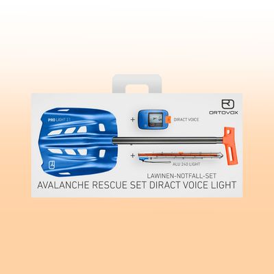 NEW Ortovox Avalanche Rescue Set Diract Voice Premium -  Beacon, Probe, Shovel