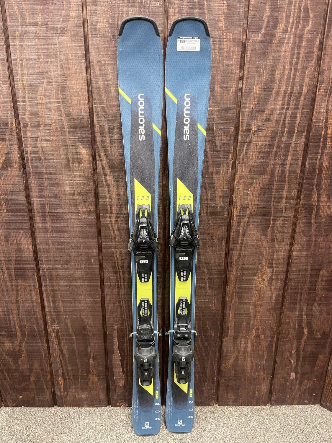 2021 Salomon XDR 76 STC Skis + M10 Demo Bindings 130cm