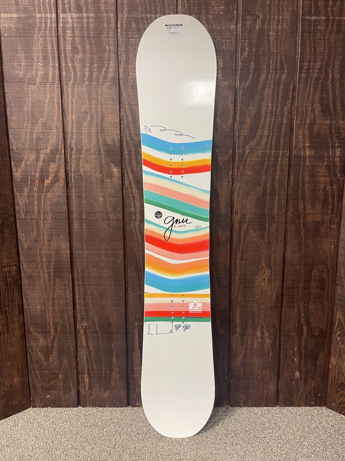 2023 GNU B-Nice Snowboard, Size 148cm