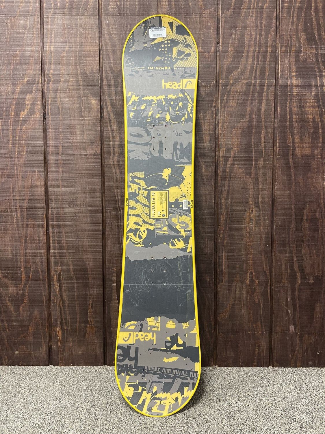 2018 Head Flocka LFW 4D Snowboard 130cm