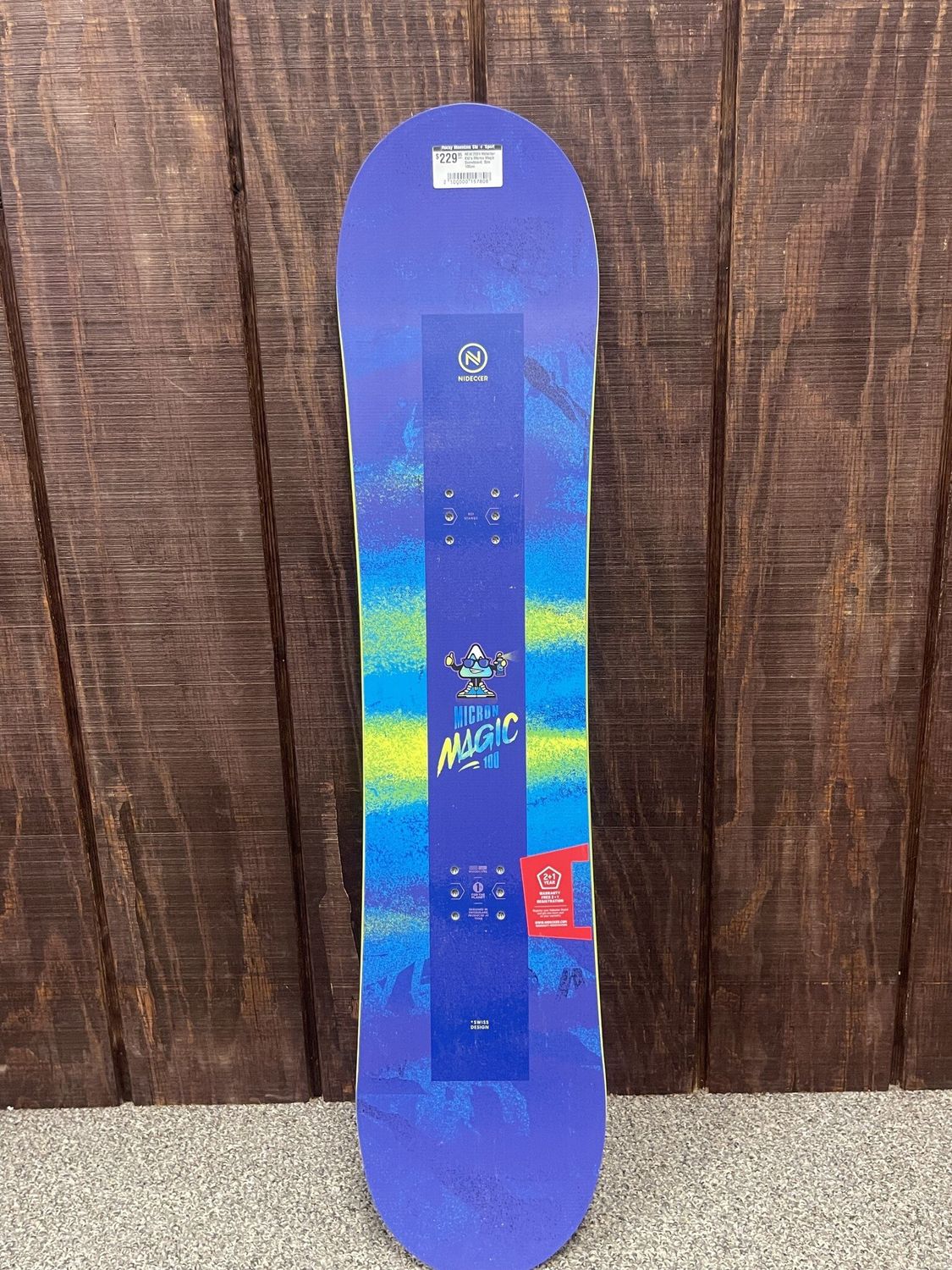 NEW 2024 Nidecker Kid&#39;s Micron Magic Snowboard, Size 100cm