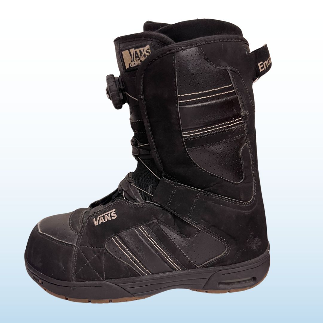 Used Vans Encore Snowboard Boots, Size 9
