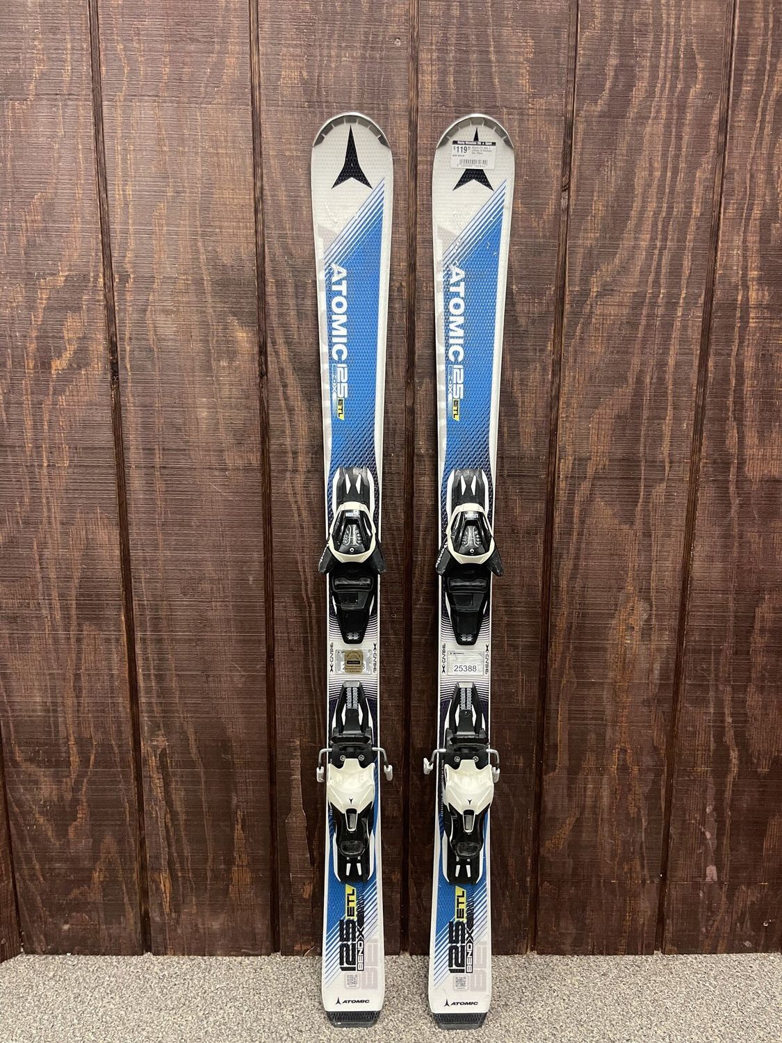 Atomic ETL Skis + Lithium 10 Bindings, Size 125cm