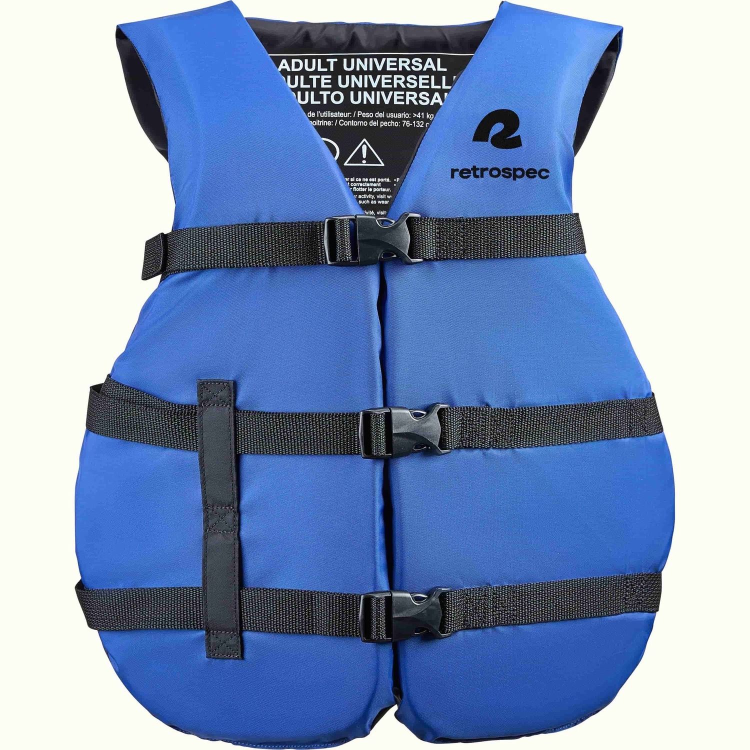 NEW Retrospec Bobbin&#39; Life Jacket Adult XL PFD - Marine Blue