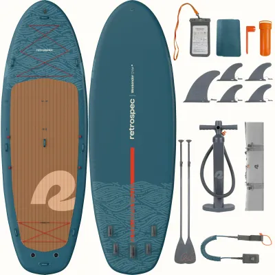 NEW Retrospec Weekender Crew XL  Paddle Board - Aegean Tide (2-5 person)