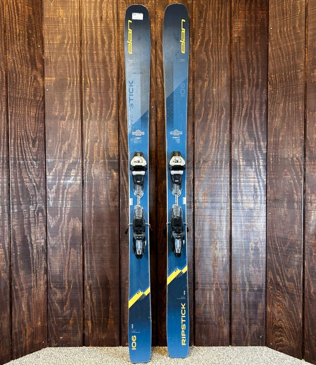 2023 Elan Ripstick 106 Skis + Marker Griffon GW Demo Bindings, 188cm