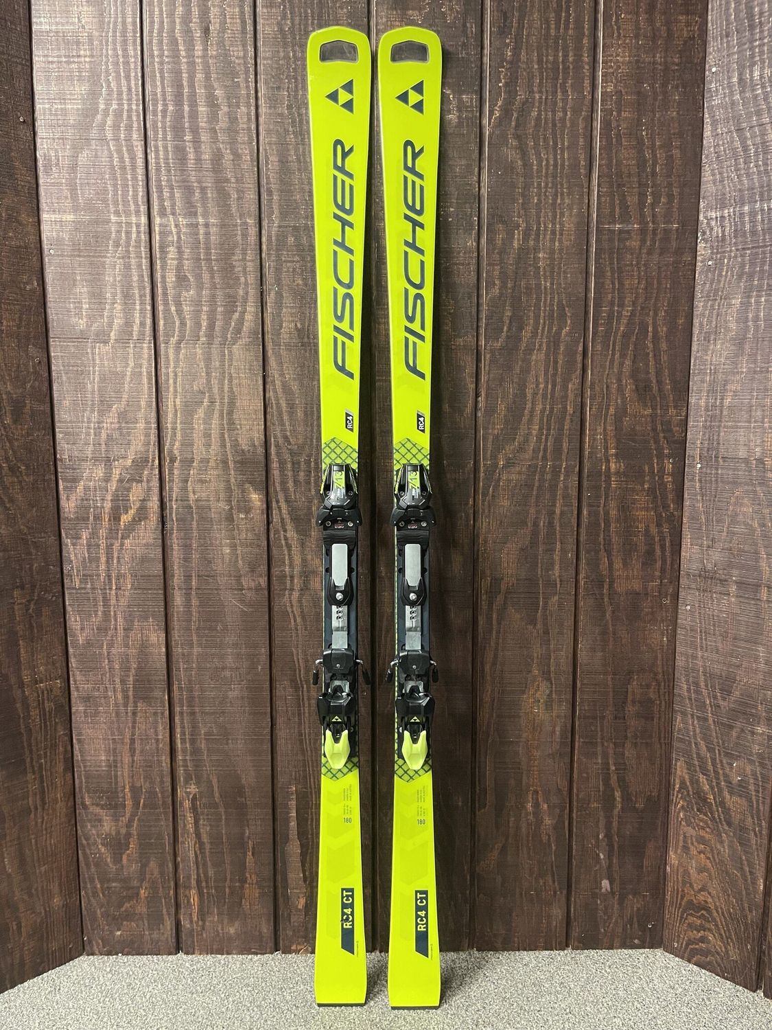 2025 Fischer RC4 Worldcup CT Skis + Z13 Freeflex Bindings, Size 180cm