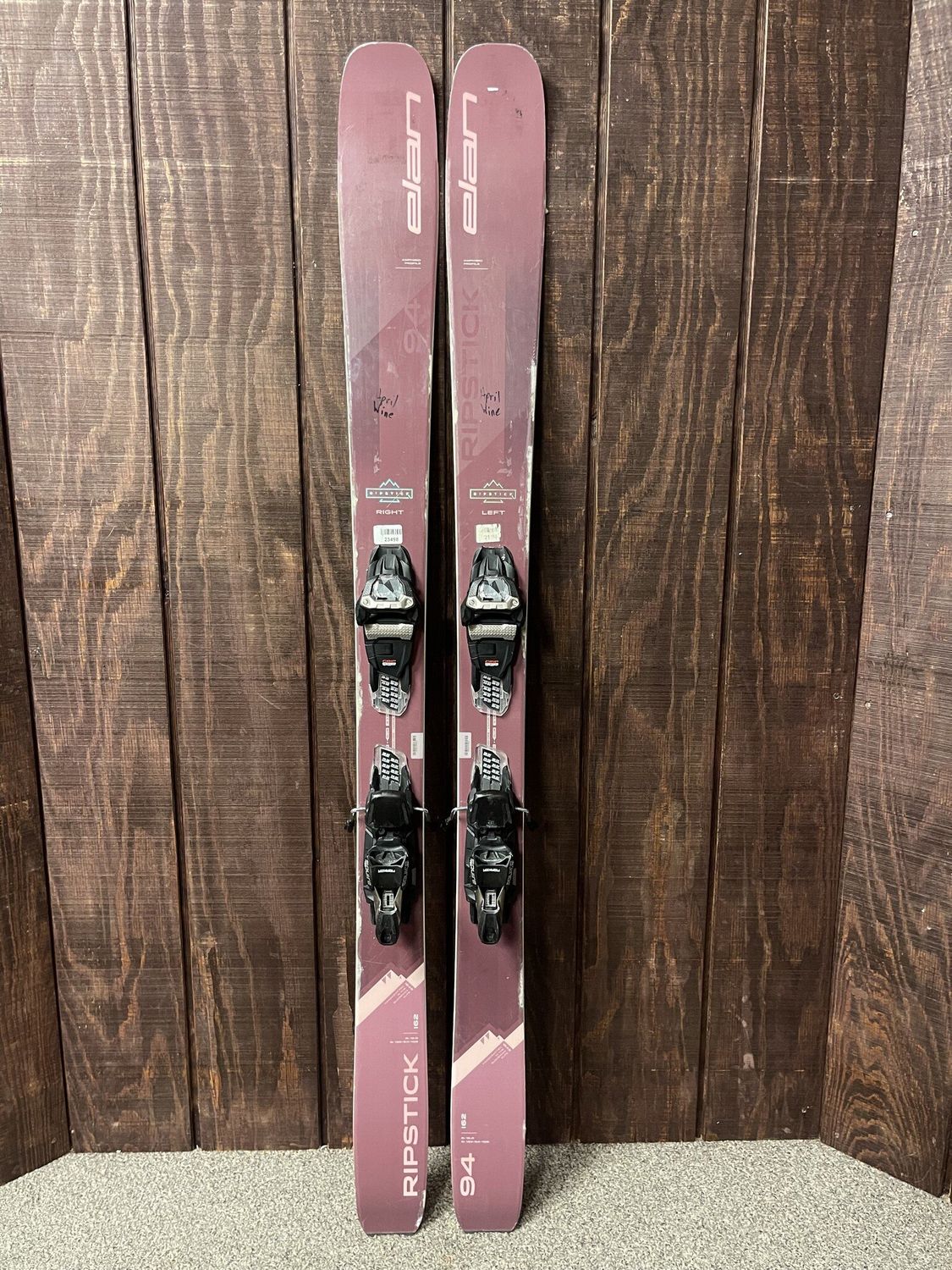 2024 Elan Ripstick 94 W Skis + Marker Squire 11 Bindings, 162cm