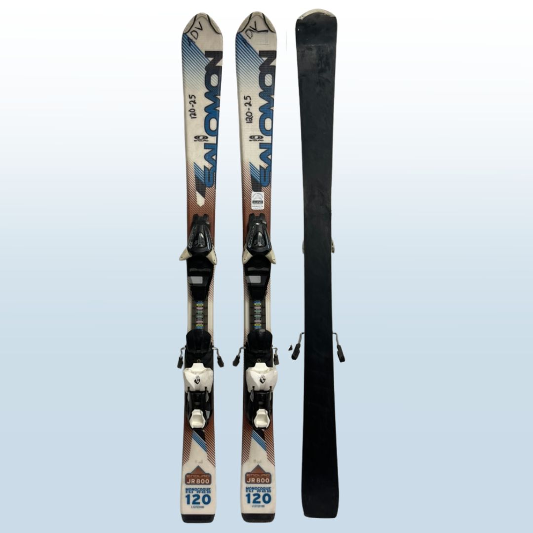 Salomon JR 800 スキーセット 70サイズ Salomon Enduro Jr. 800 Kids Skis + Salomon C5 Adjustable Bindings