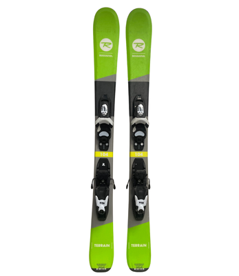 2022 Used Rossignol Terrain RTL Kids Ski w/ Look KidX4 Demo