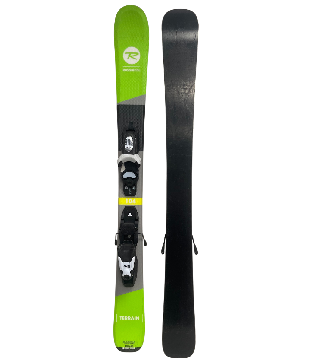 2022 Used Rossignol Terrain RTL Kids Ski w/ Look KidX4 Demo Bindings