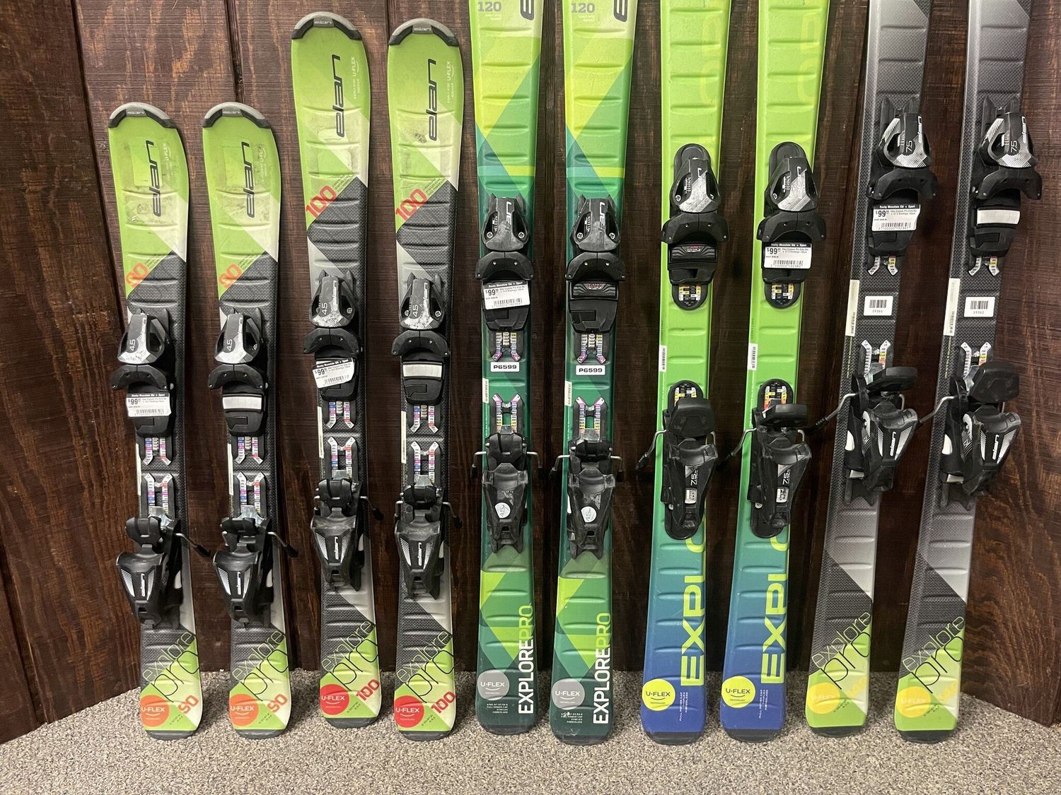 Elan Explore Pro Kids Ski + E4.5 Bindings