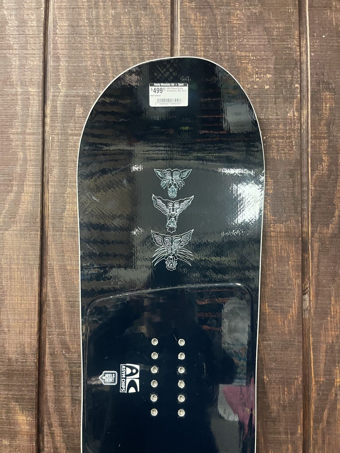 GNU Riders Choice Snowboard, Size 151.5