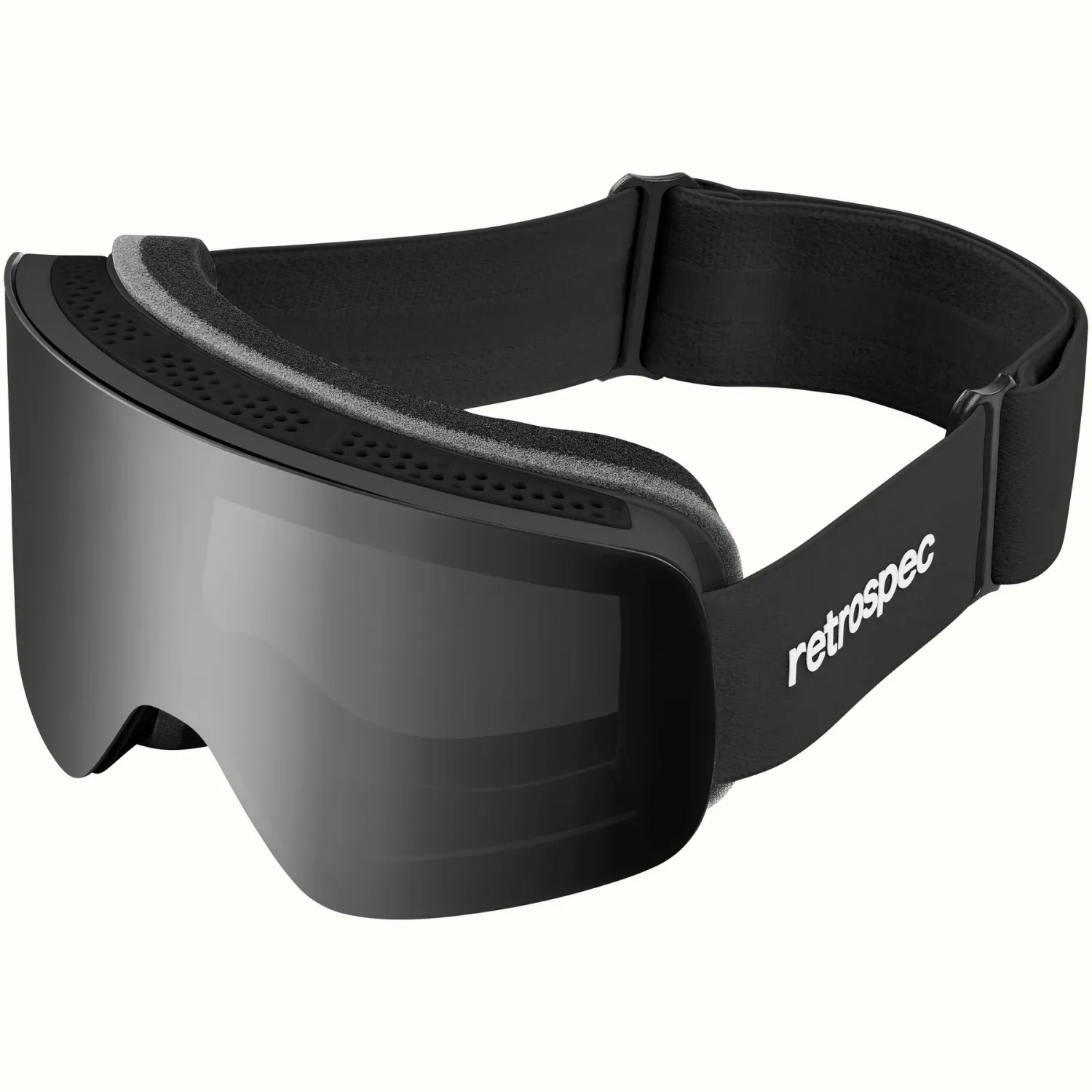 NEW Retrospec Flume Adult Goggles, Color: Black/Mirror