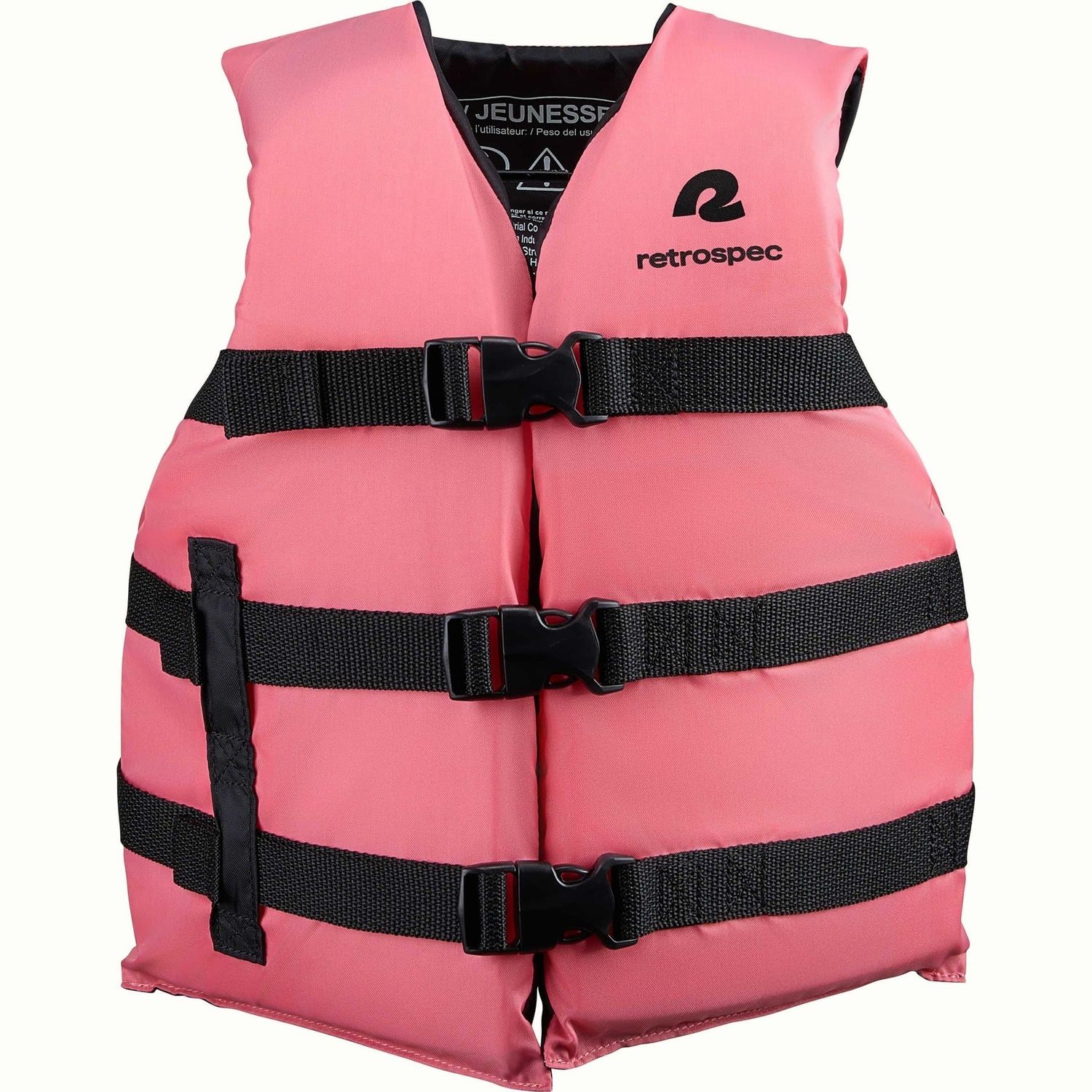 NEW Retrospec Bobbin&#39; Life Jacket Youth PFD, Color: Pink Lemonade
