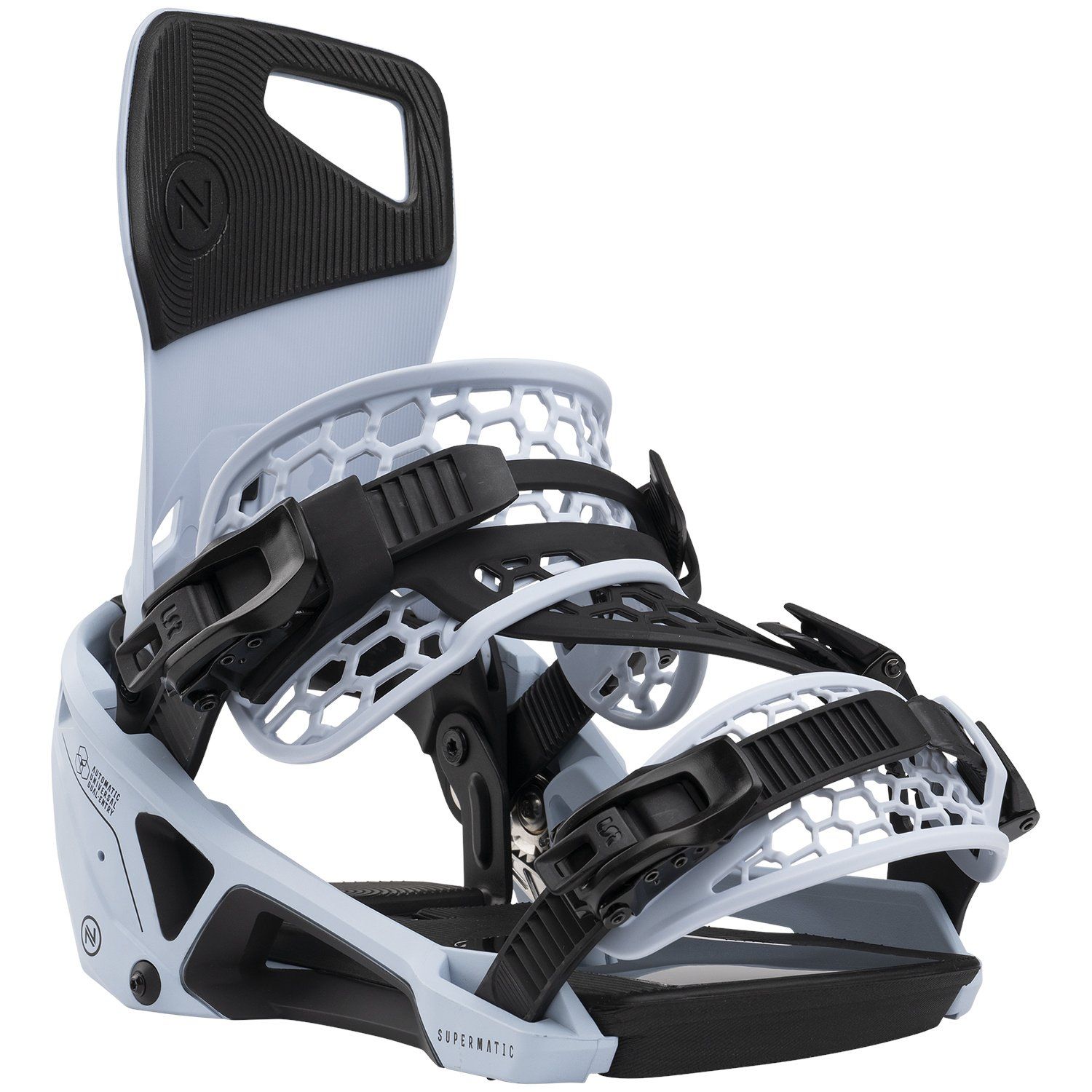 NEW 2026 Nidecker Supermatic Snowboard Bindings, Color: CannonBlue, Size: X-Large
