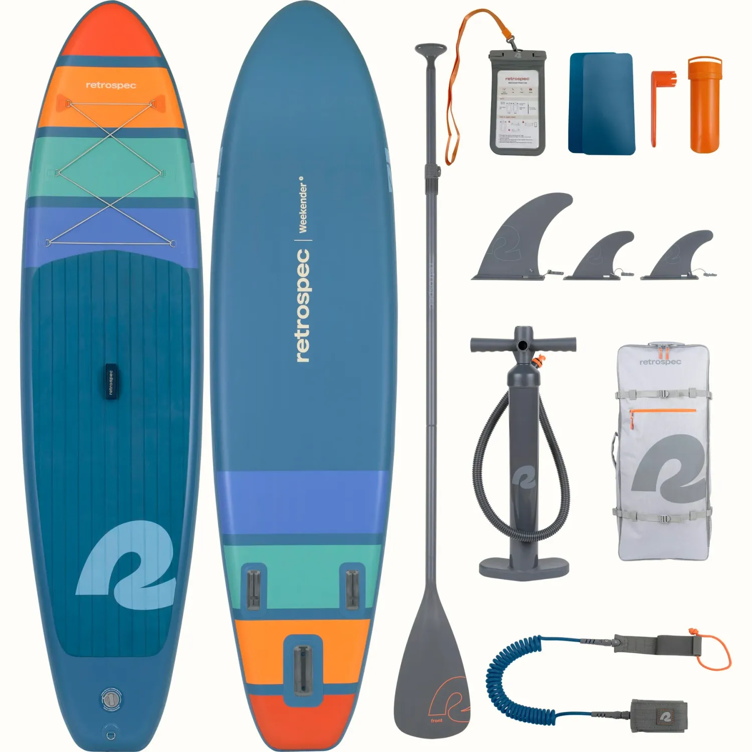 NEW Retrospec Weekender 2.0 iSUP Kit 10&#39;6&quot; , Color: Navy Zion