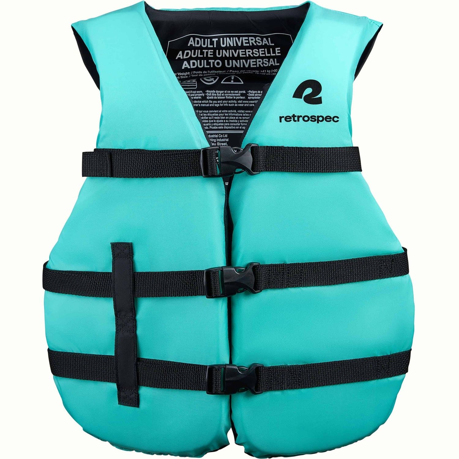 NEW Retrospec Bobbin&#39; Life Jacket Adult PFD, Color: Seafoam Tide