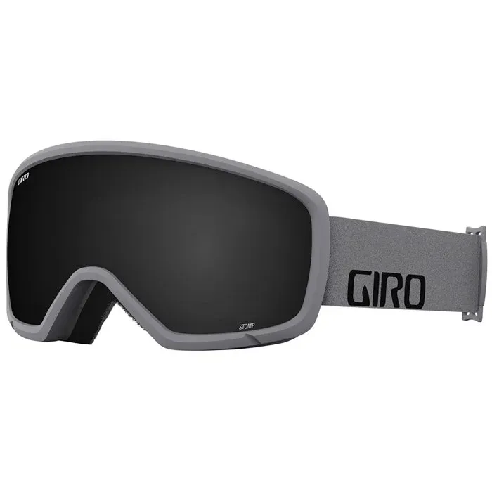 NEW Giro Stomp Youth Goggles, Color: Grey Wordmark, Size: Ultra Black