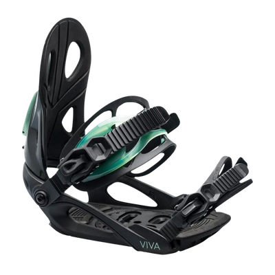 NEW Roxy Women&#39;s Viva Snowboard Bindings, Sz 4-7 S/M