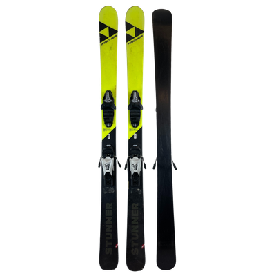 Fischer Stunner Kids Twin Tip Skis + FJ Demo Bindings