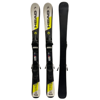 Head Super Shape Team Kids Skis + SP75 Bindings, Size 117cm