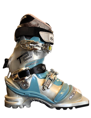 Scarpa T2 ECO Dual Density Telemark Ski Boots. Size 22