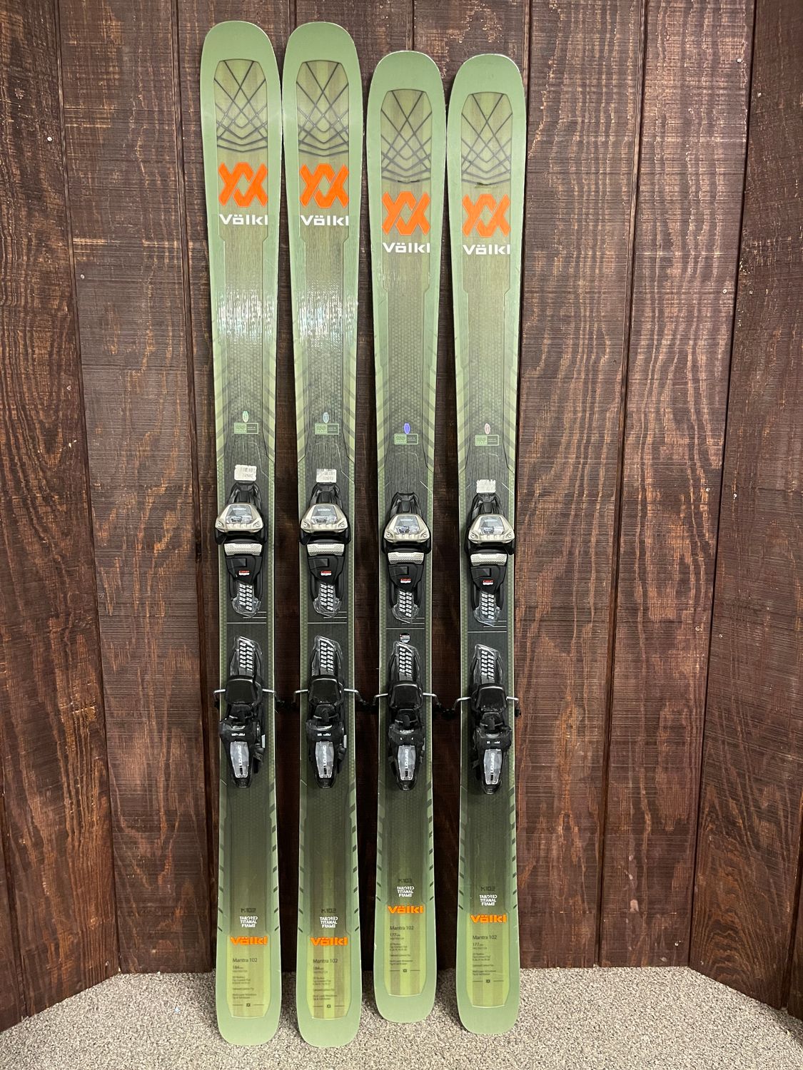 2024 Volkl Mantra 102 Skis + Griffon 13 GW Bindings