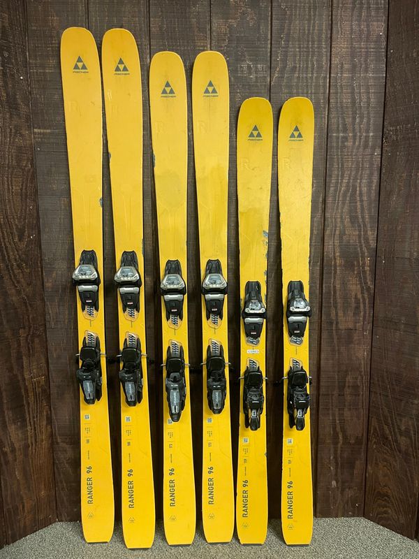 2024 Fischer Ranger 96 Skis + Marker GripWalk Bindings, Used