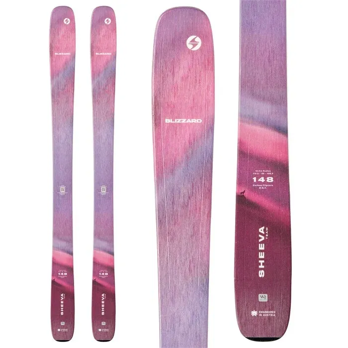 New 2026 Blizzard Sheeva Team Purple/Black Skis (Flat)