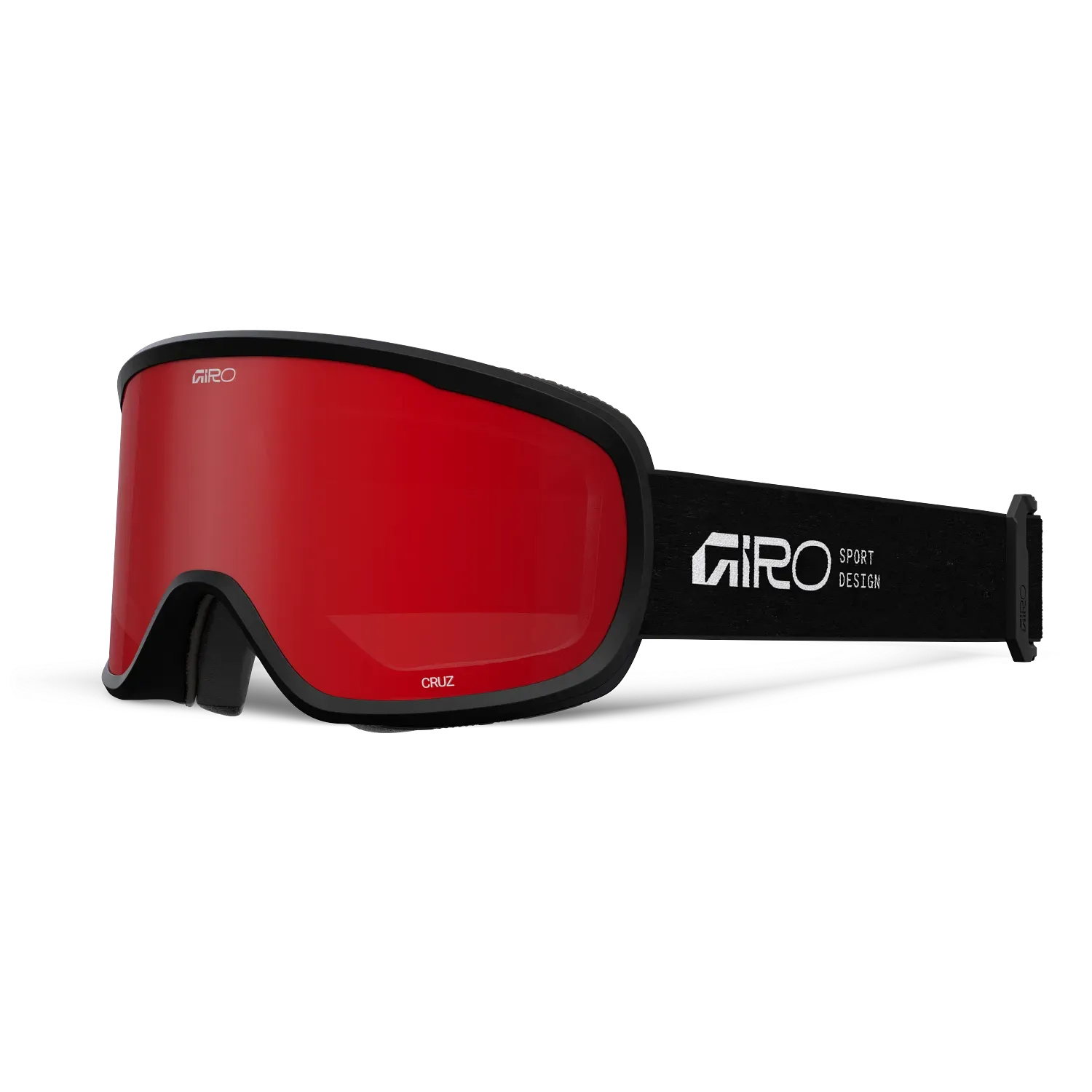 NEW Giro Adult Cruz Goggles, Color: Black Stacked Scarlet, Size: Amber Scarlet