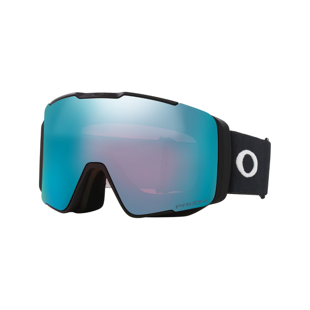 NEW 2026 Oakley Line Miner Pro (extra lens included), Attribute 1: Matte Black, Attribute 2: Sapphire Iridium w/ Iced Iridium, Attribute 3: Large