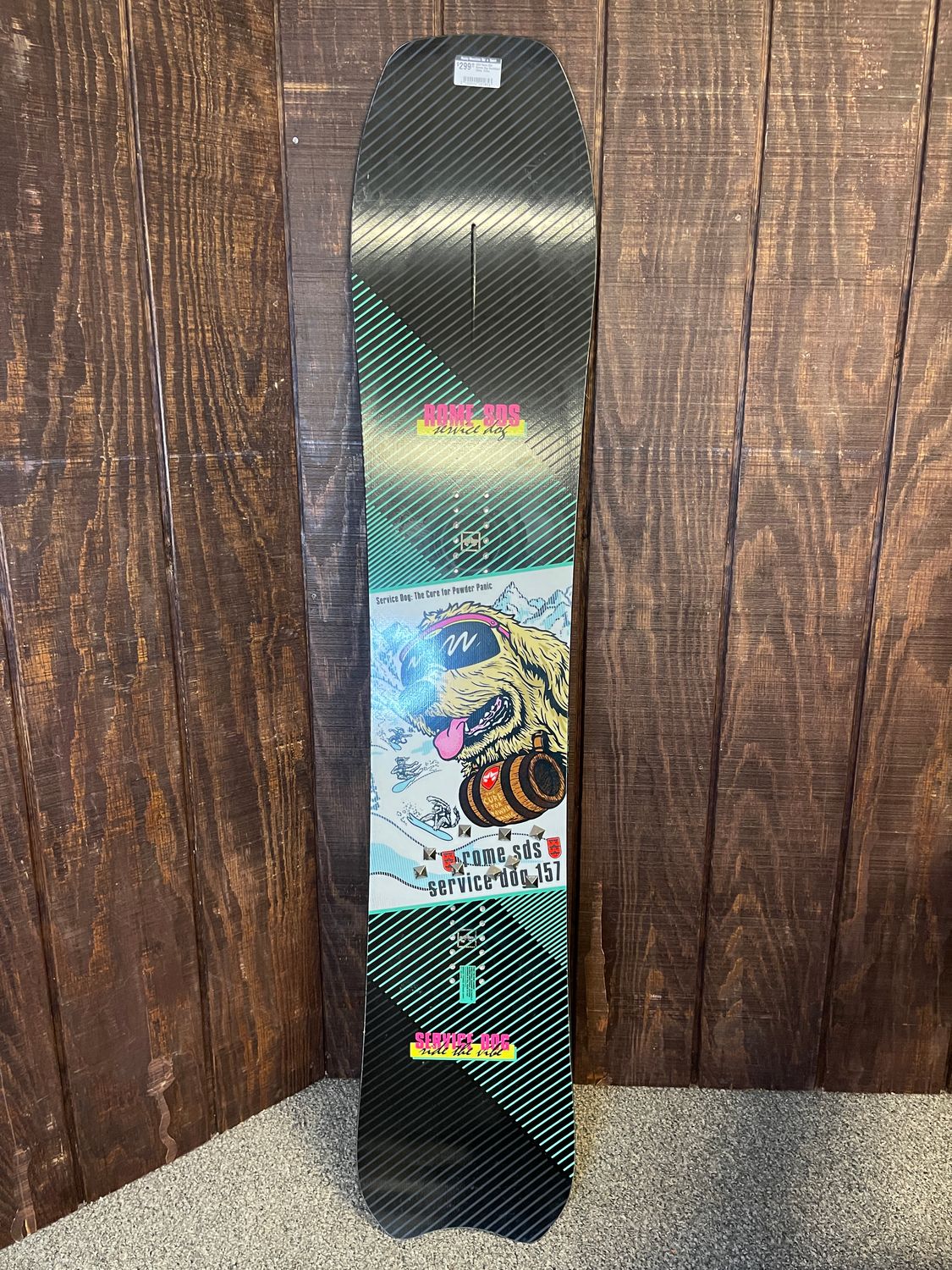 2024 Rome SDS Service Dog Snowboard (Wide) 157cm