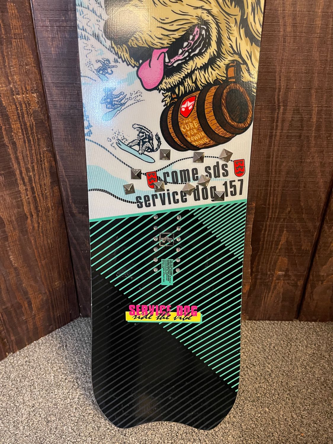 2024 Rome SDS Service Dog Snowboard 157cm WIDE