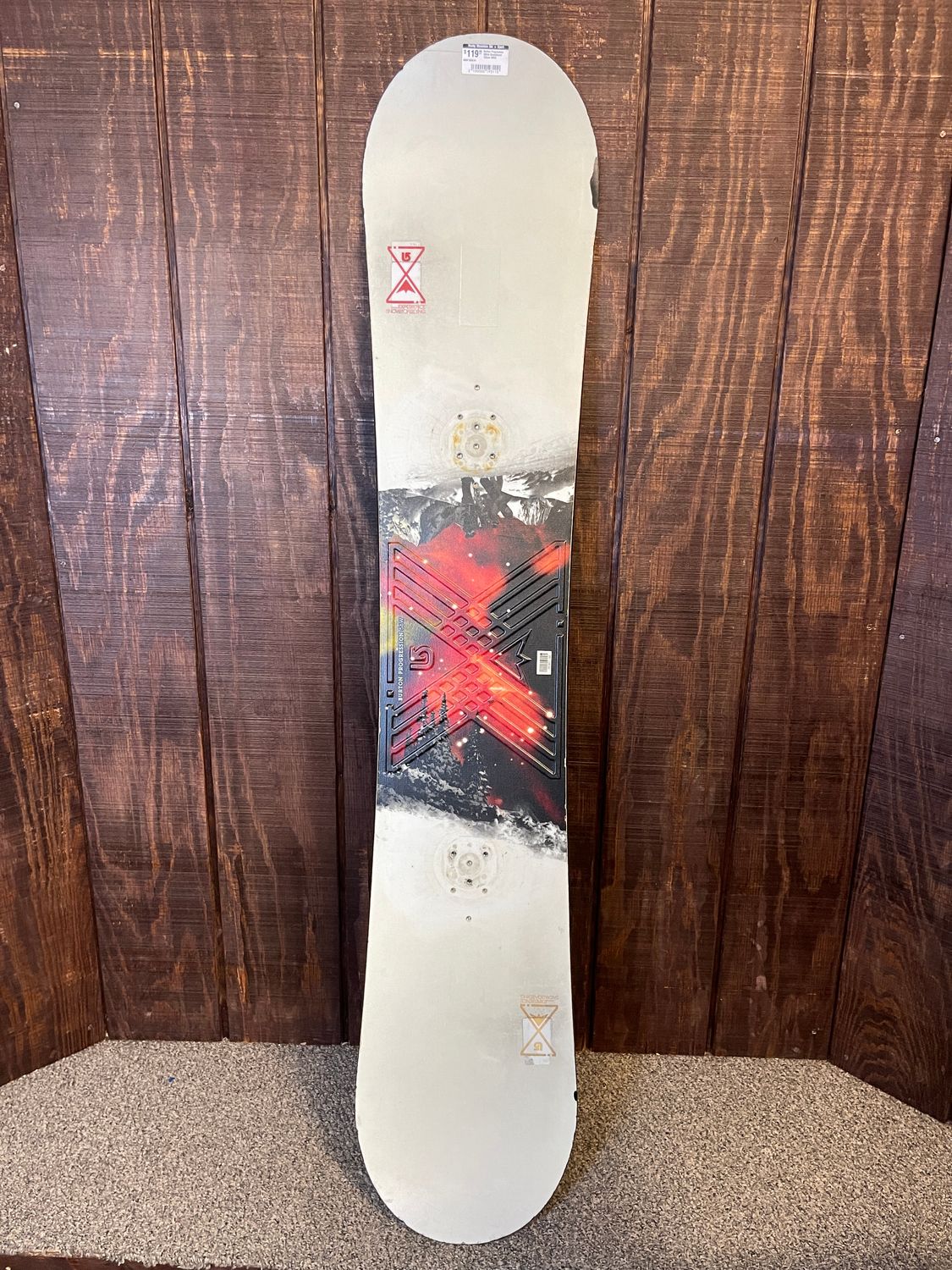 Burton Progression White Snowboard