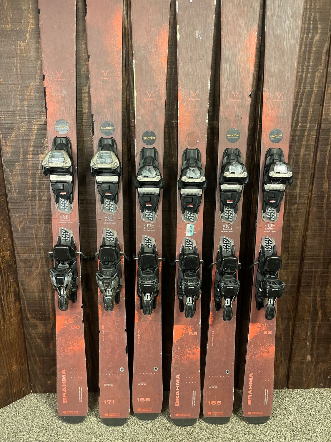 2023 Blizzard Brahma 88 Skis + Griffon 13 Bindings, 171cm