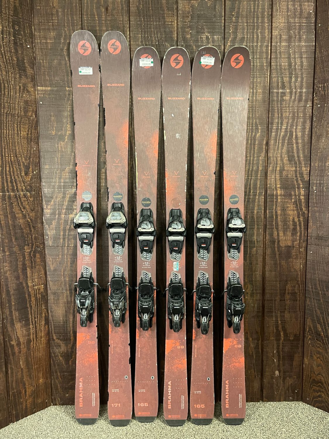 2023 Blizzard Brahma 88 Skis + Griffon 13 Bindings, 171cm