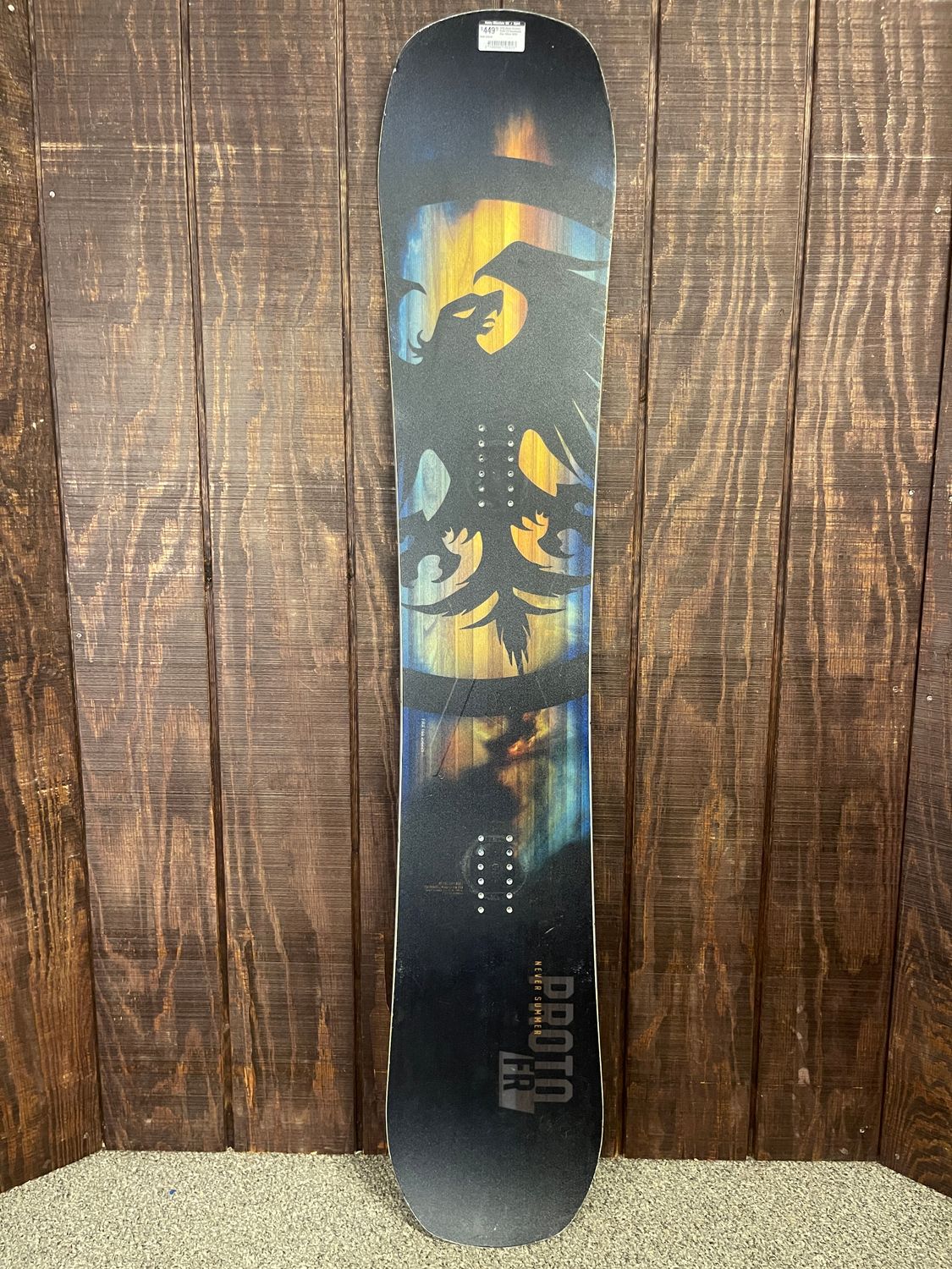 Used 2025 Never Summer Proto FR Snowboard 165cm WIDE