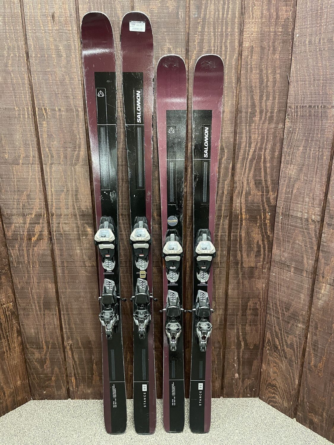 2023 Salomon Stance 90 Skis + Griffon 13 Bindings