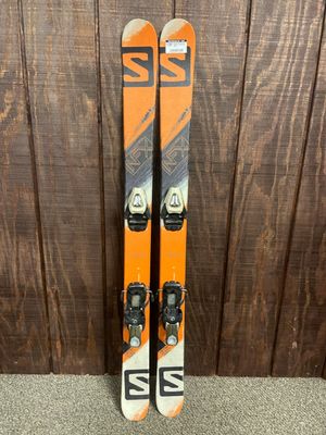 Salomon NFX Kids Twin Tip Skis + C5 Bindings,  120cm